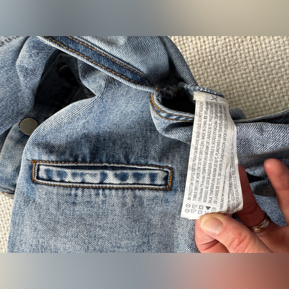 Forever 21 Light Wash Denim Overall Dress - Picture 9 of 11